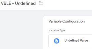GA4 variable undefined