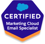 Certificado Marketing Cloud Email Specialist