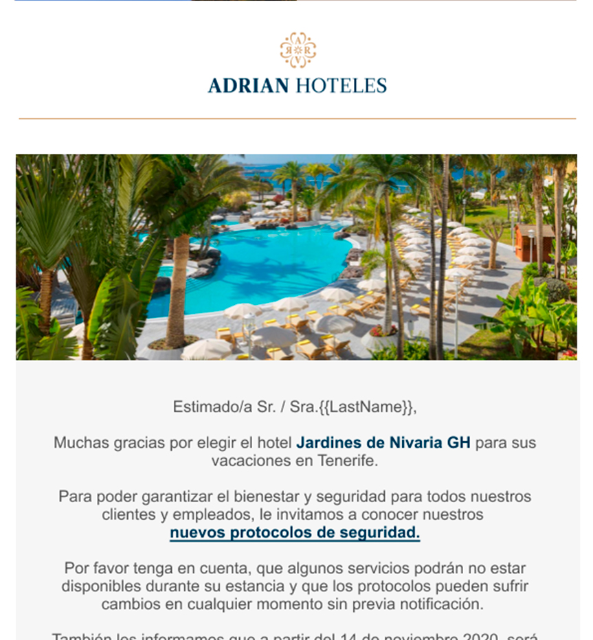 Web Adrián Hoteles