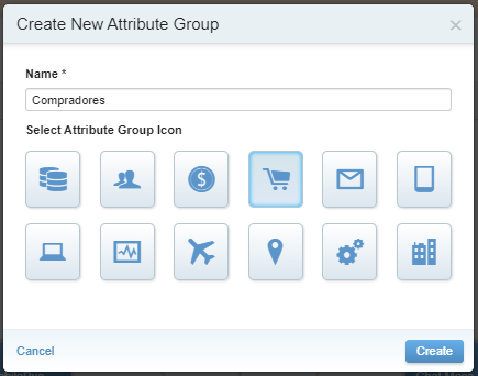 Crear grupos de atributos en Salesforce Marketing Cloud