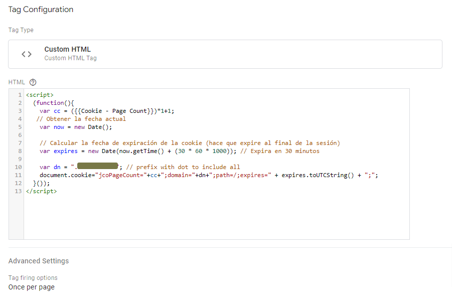 HTML - Contador de páginas