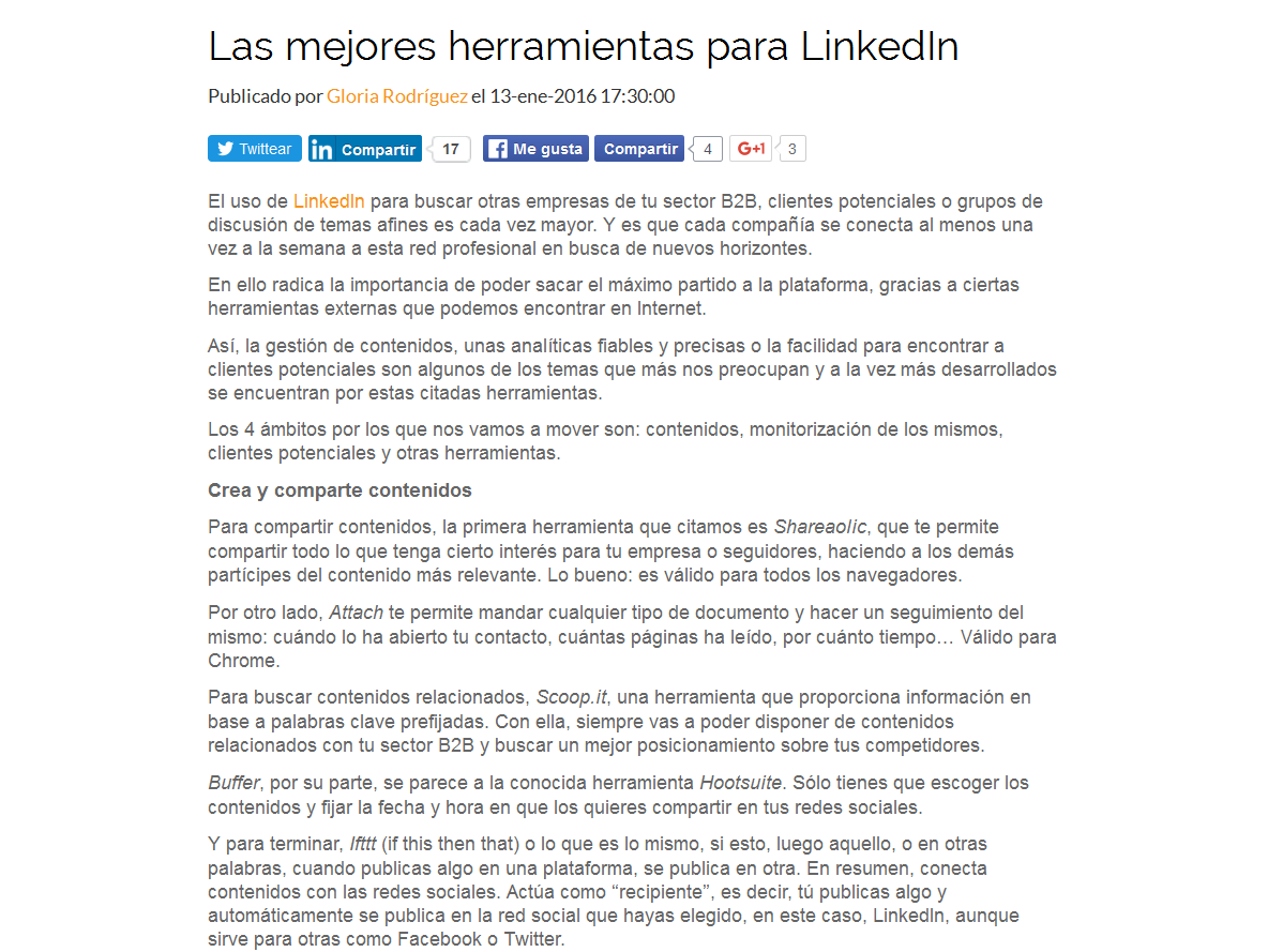 Importancia del blog y las redes sociales para el Inbound Marketing