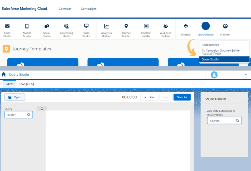 Query Studio de Salesforce Marketing