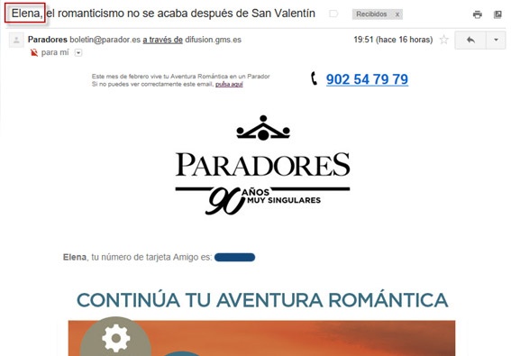 Email personalizado