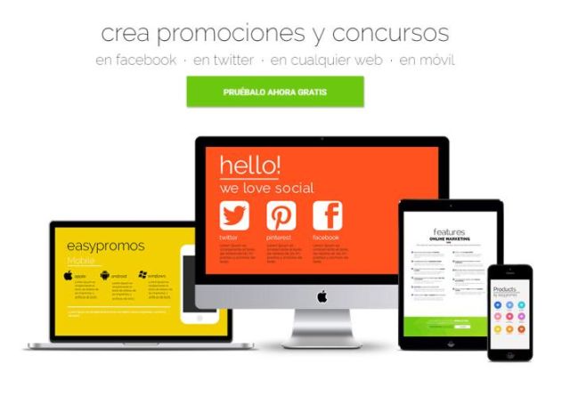 Crea concursos y promociones en redes sociales