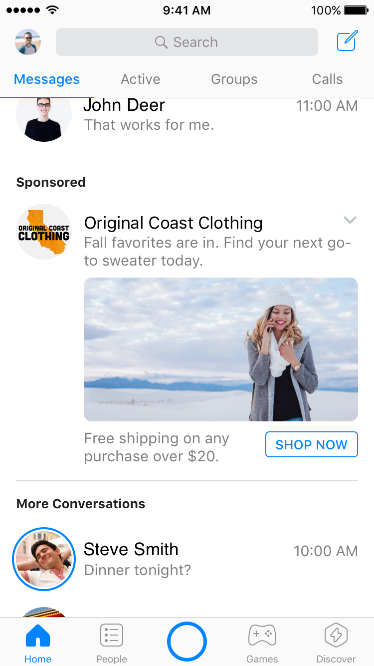 Cómo crear anuncios en Facebook Messenger
