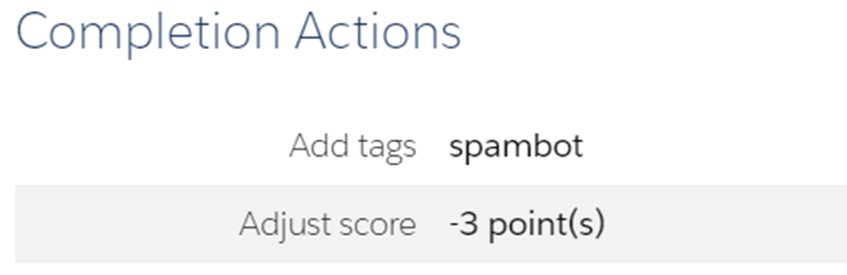 Ejemplo Completion Actions