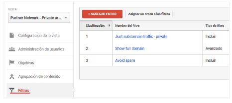 Configurar vista para cada subdominio