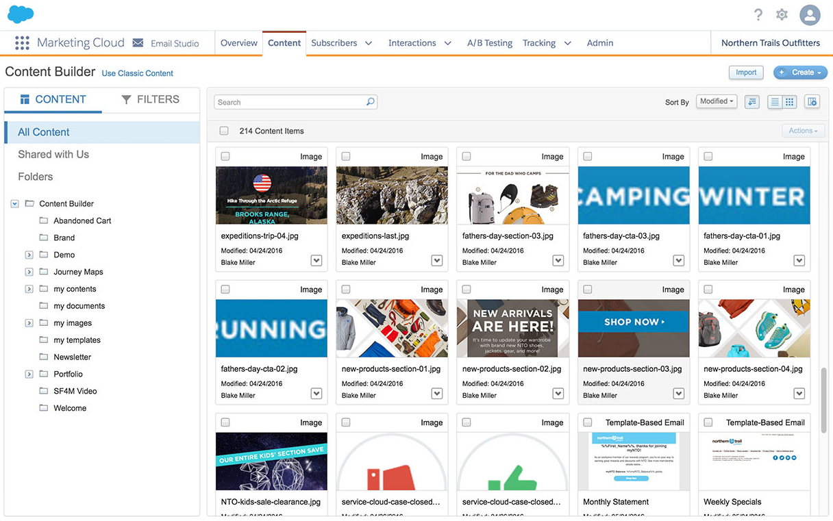 Content Builder de Marketing Cloud