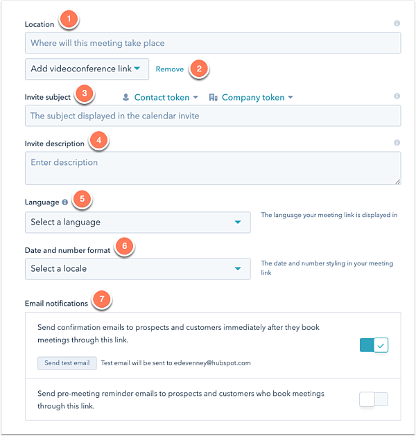 Notificaciones de HubSpot
