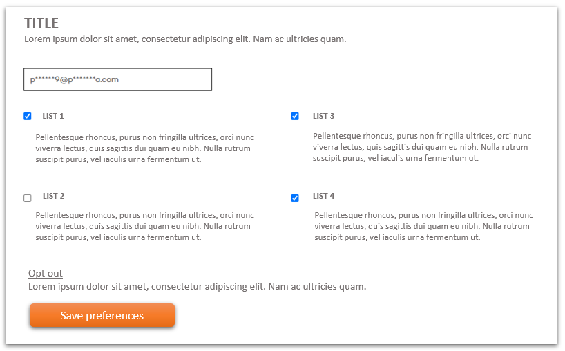 Centro de preferencia multi idioma en Pardot