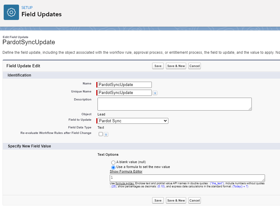 Workflow Rules step 2