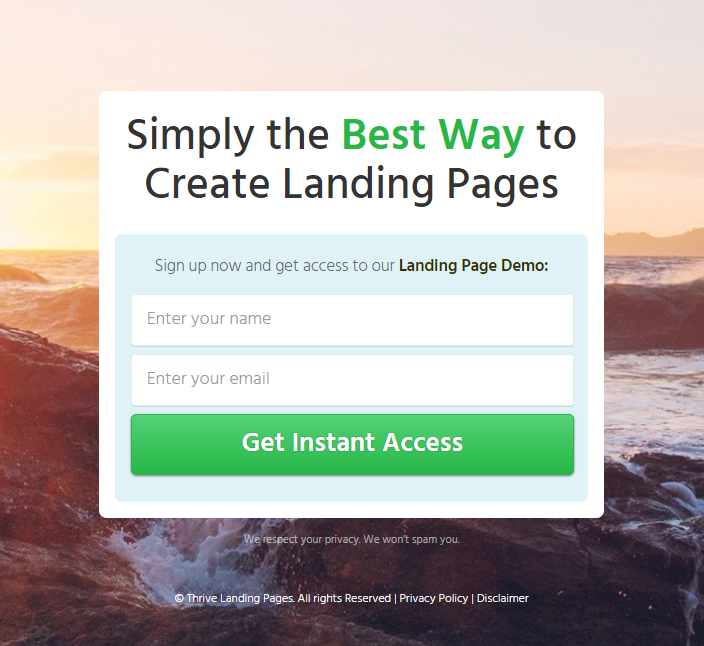 Plugin Thrive Content Builder