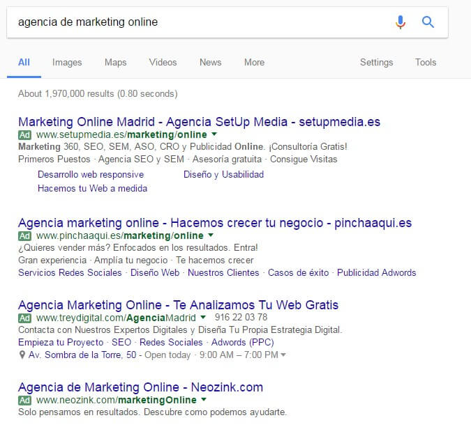 Anuncios Google Adwords