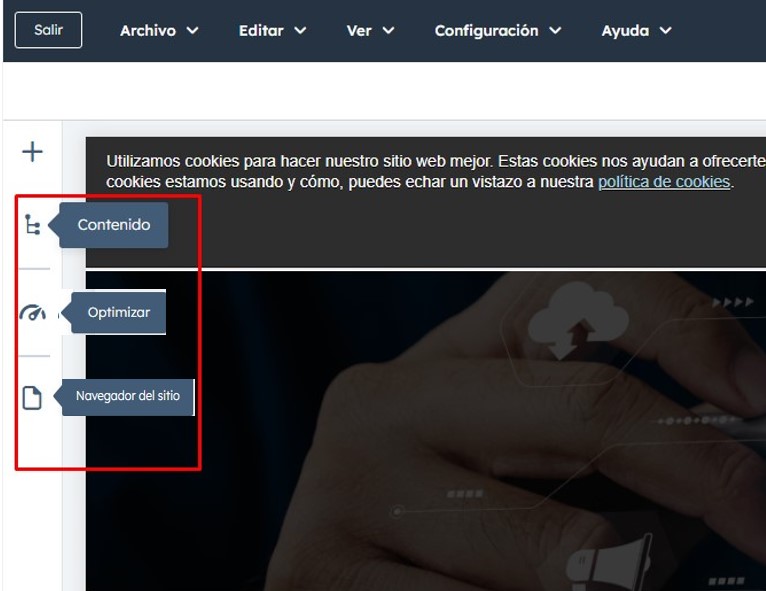editor de Hubspot