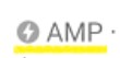 Icono rayo de las páginas AMP