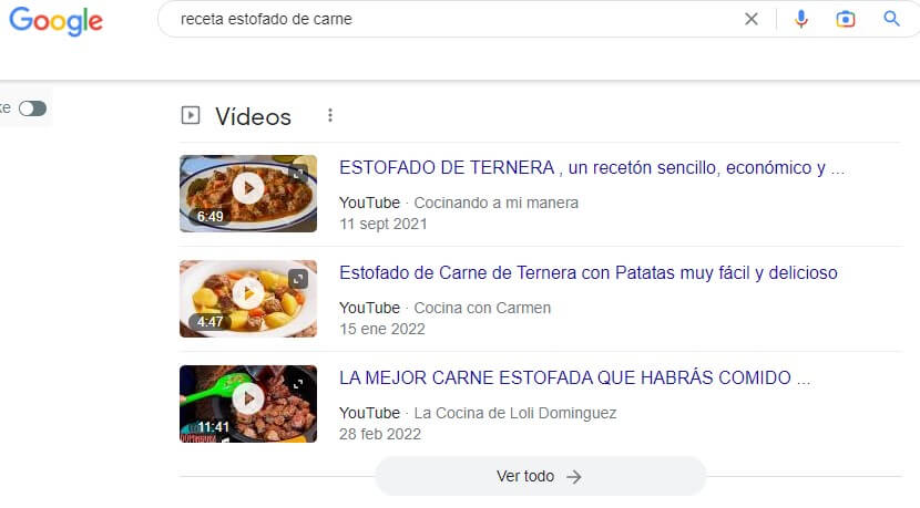 Resultados con vídeos para la búsqueda receta estofado de carne 