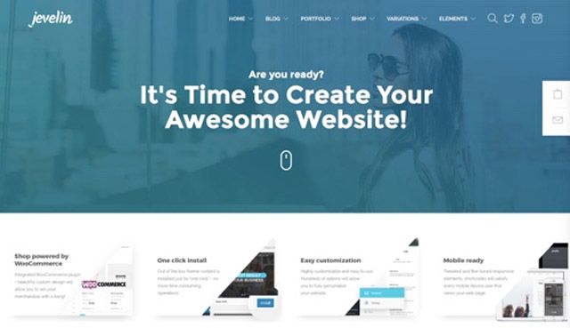 Tema WordPress Jevelin