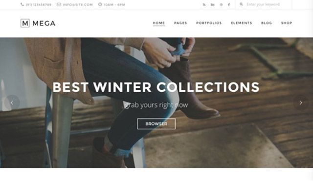 Tema WordPress Mega