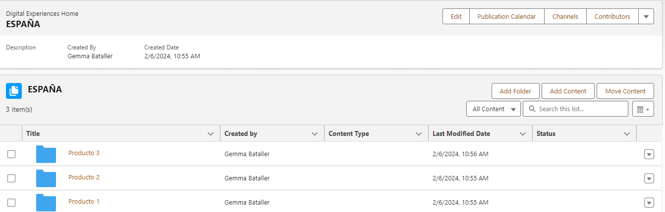 CMS Workspaces