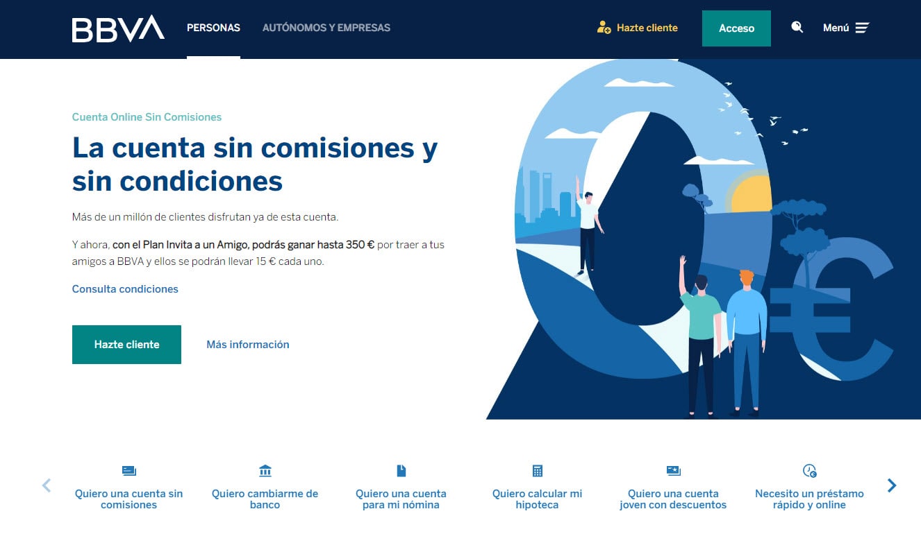 Regla 2 Usabilidad web ejemplo bbva
