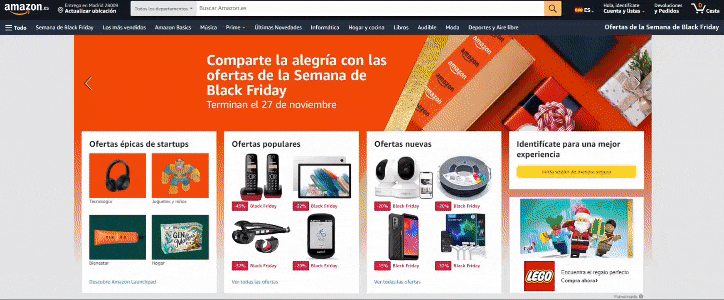 Investigación palabras clave Amazon