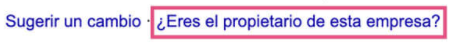 eres propietario de esta empresa