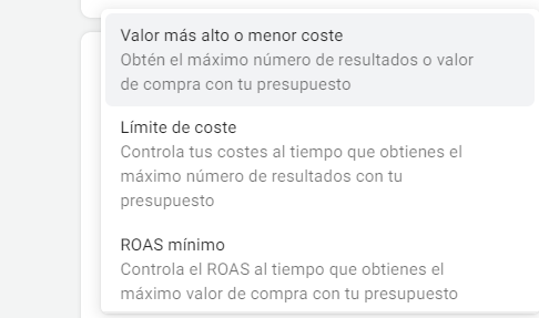 Estrategias de pujas facebook ads