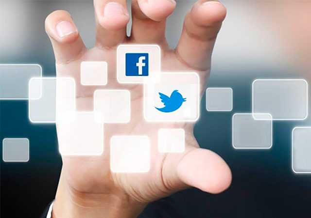 Facebook y Twitter