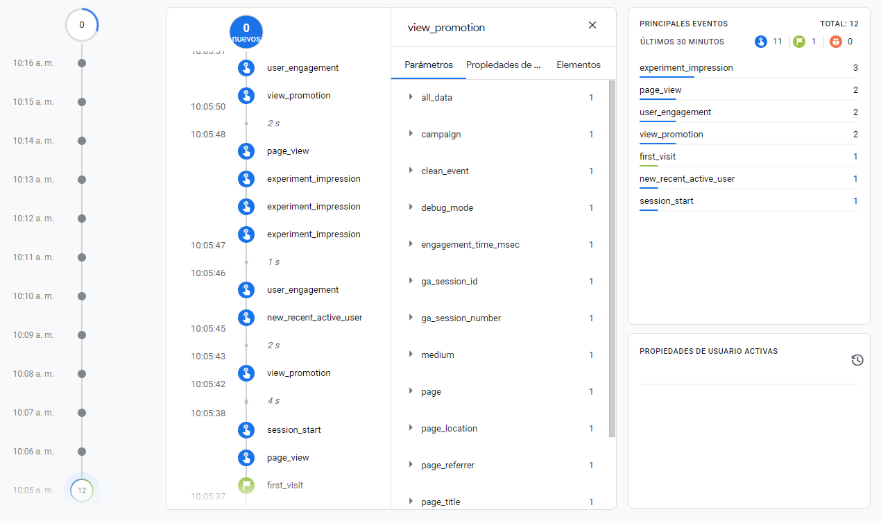 google analytics 4 debugview
