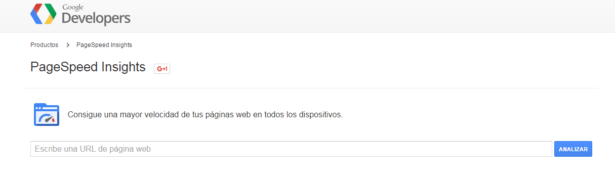 herramienta Page Speed Insights para WPO