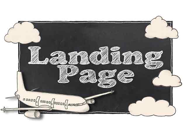 landing page