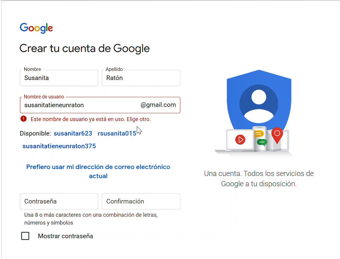 Regla 9 Usabilidad web ejemplo Google de reconocimiento y resolución de problemas