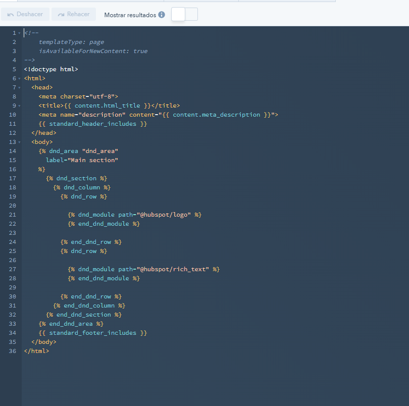 Templates Hubspot