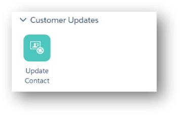 Actividades – Customer updates del journey builder