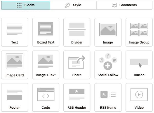 Bloques de contenido