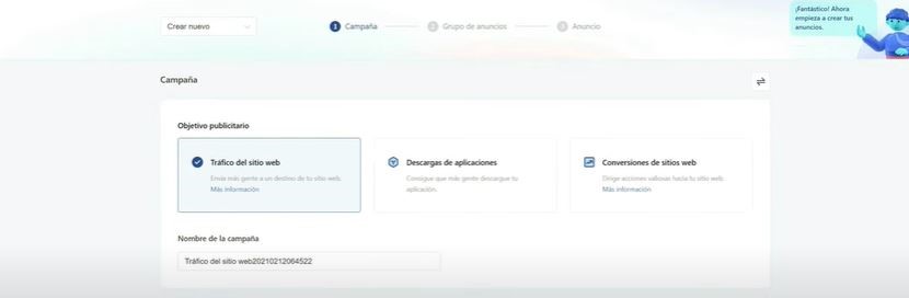Define el objetivo de la campaña