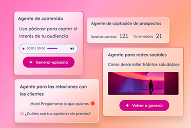 imágenes de diferentes creatividades de publicaciones en redes sociales sobre un mismo tema