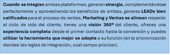 Integrar Hubspot y Salesfroce