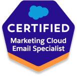 Marketing Cloud Email Specialist